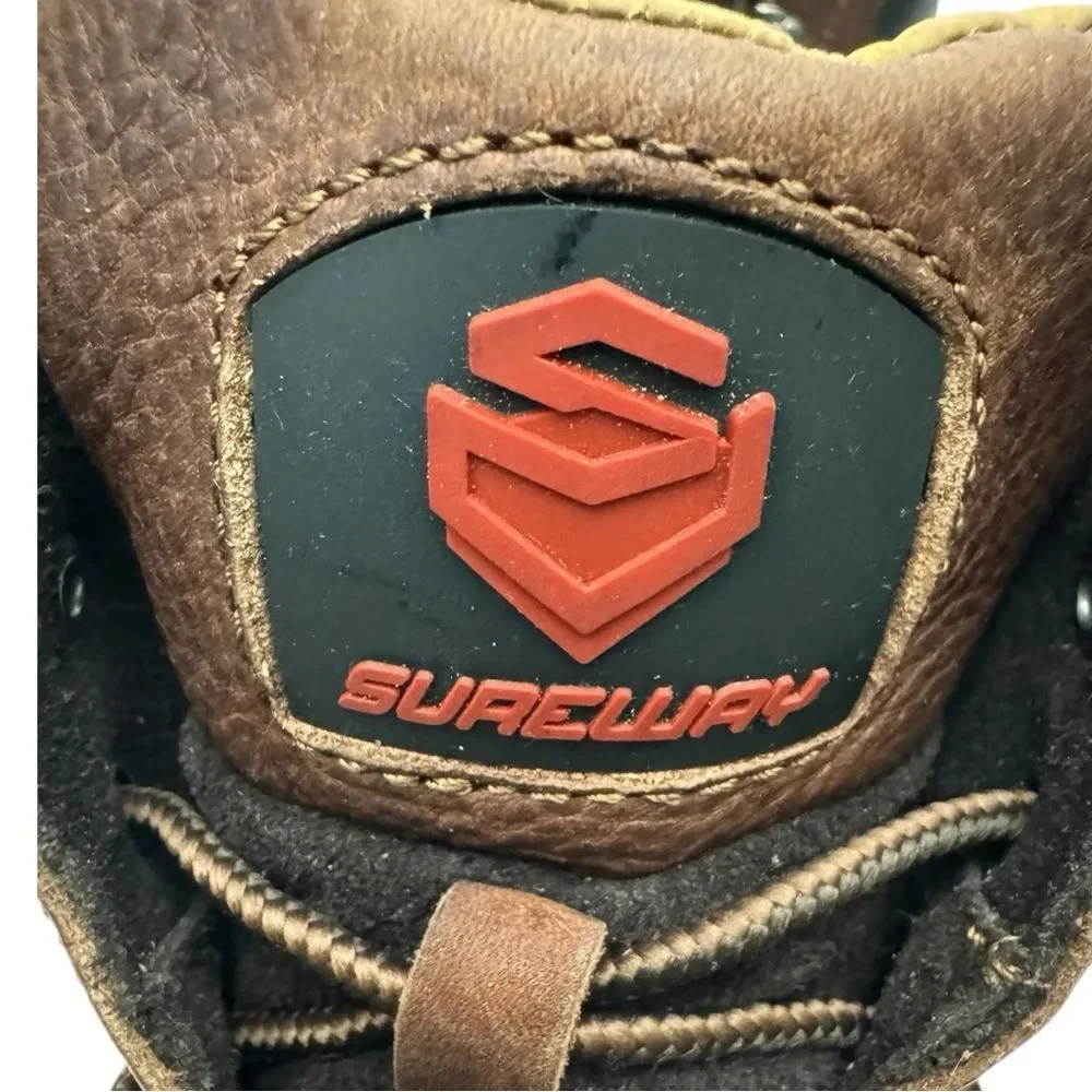 Sureway Composite Toe Waterproof Work Boots 10.5 Brown Leather SW601M
